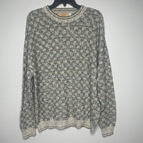 Vintage Cosby Coogie Style Sweater Textured 3D Suge Biggie Pullover Size L - Picture 2 of 13